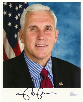 Mike Pence Autographed 8x10 Photograph (JSA)